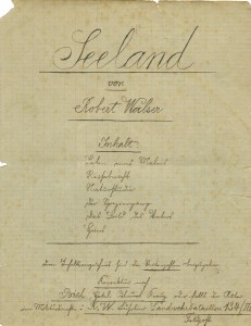 Kritische Robert Walser-Ausgabe