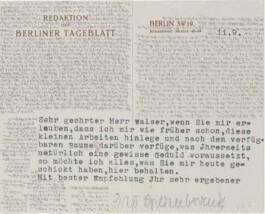 Kritische Robert Walser-Ausgabe