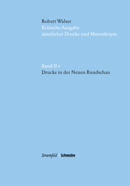 Kritische Robert Walser-Ausgabe