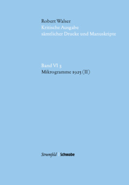 Kritische Robert Walser-Ausgabe