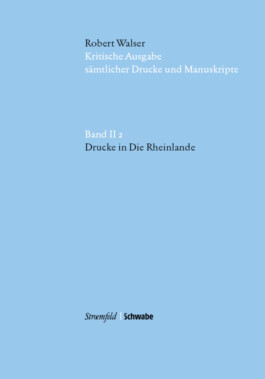 Kritische Robert Walser-Ausgabe