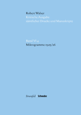 Kritische Robert Walser-Ausgabe